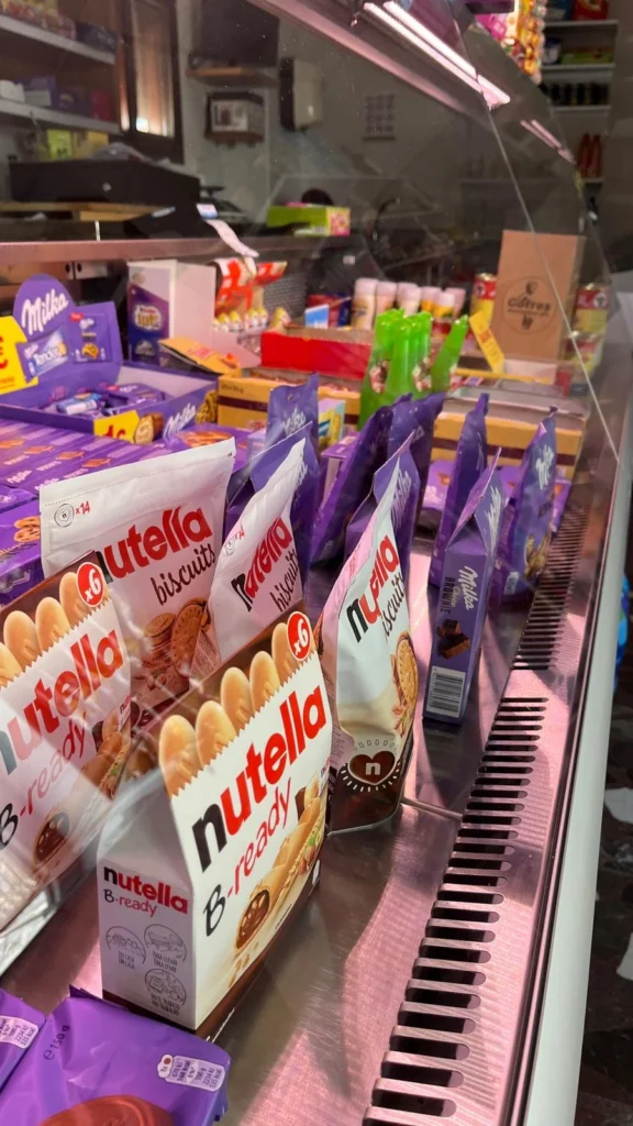 Exhibidora de chocolate